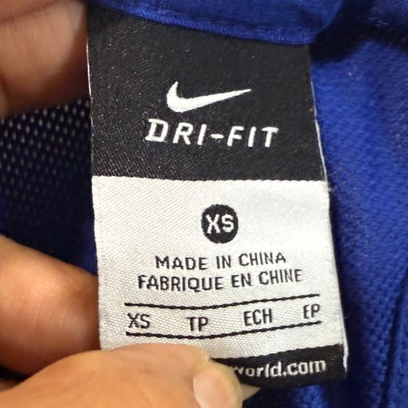 Nike Women's Deep Blue Dri-FIT Tank Top - Picture 5 of 7